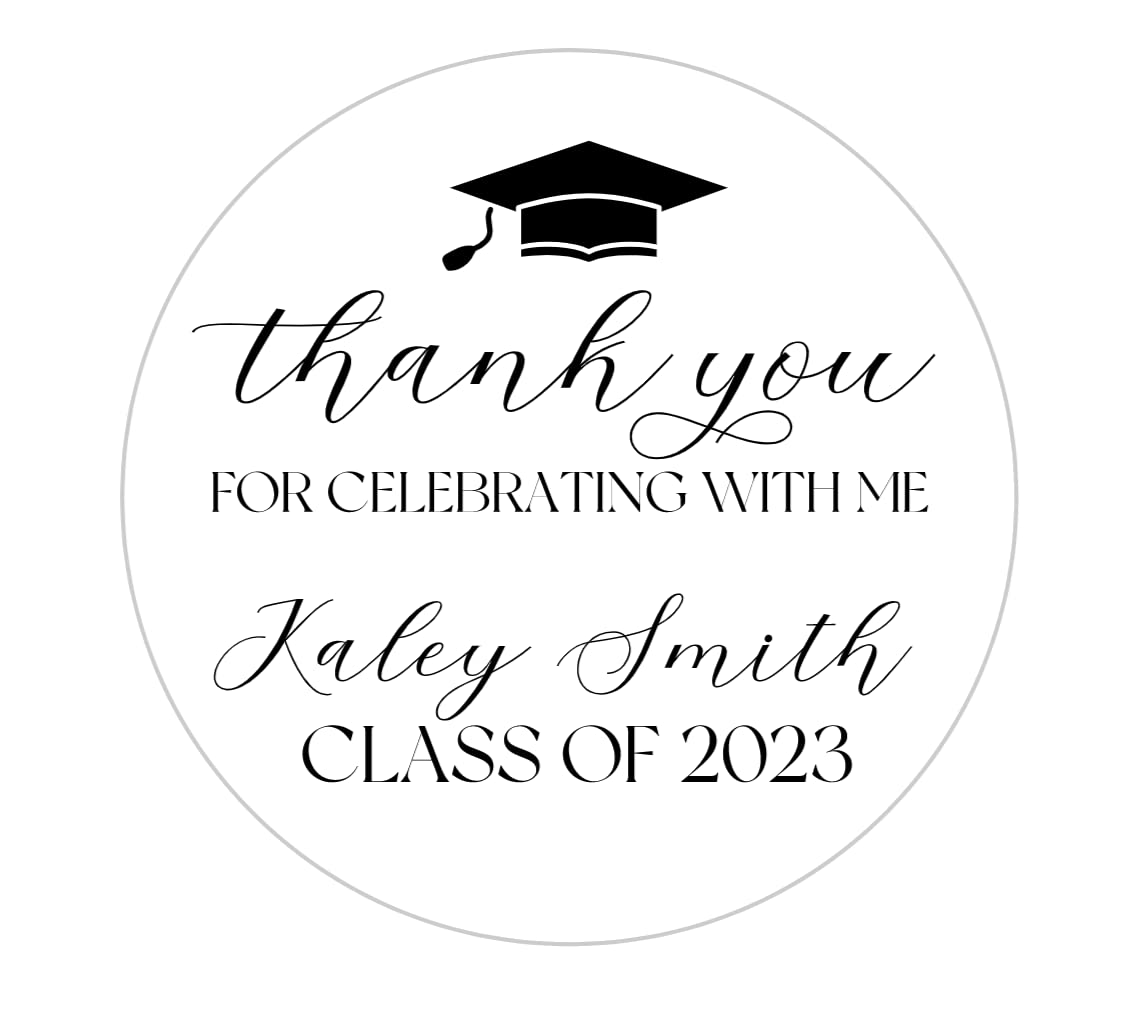 Graduation Stickers - Graduation Party Stickers Graduation 2022 Labels Graduation Party Favor Stickers Class of 2022 Graduation Party, Many Colors Available