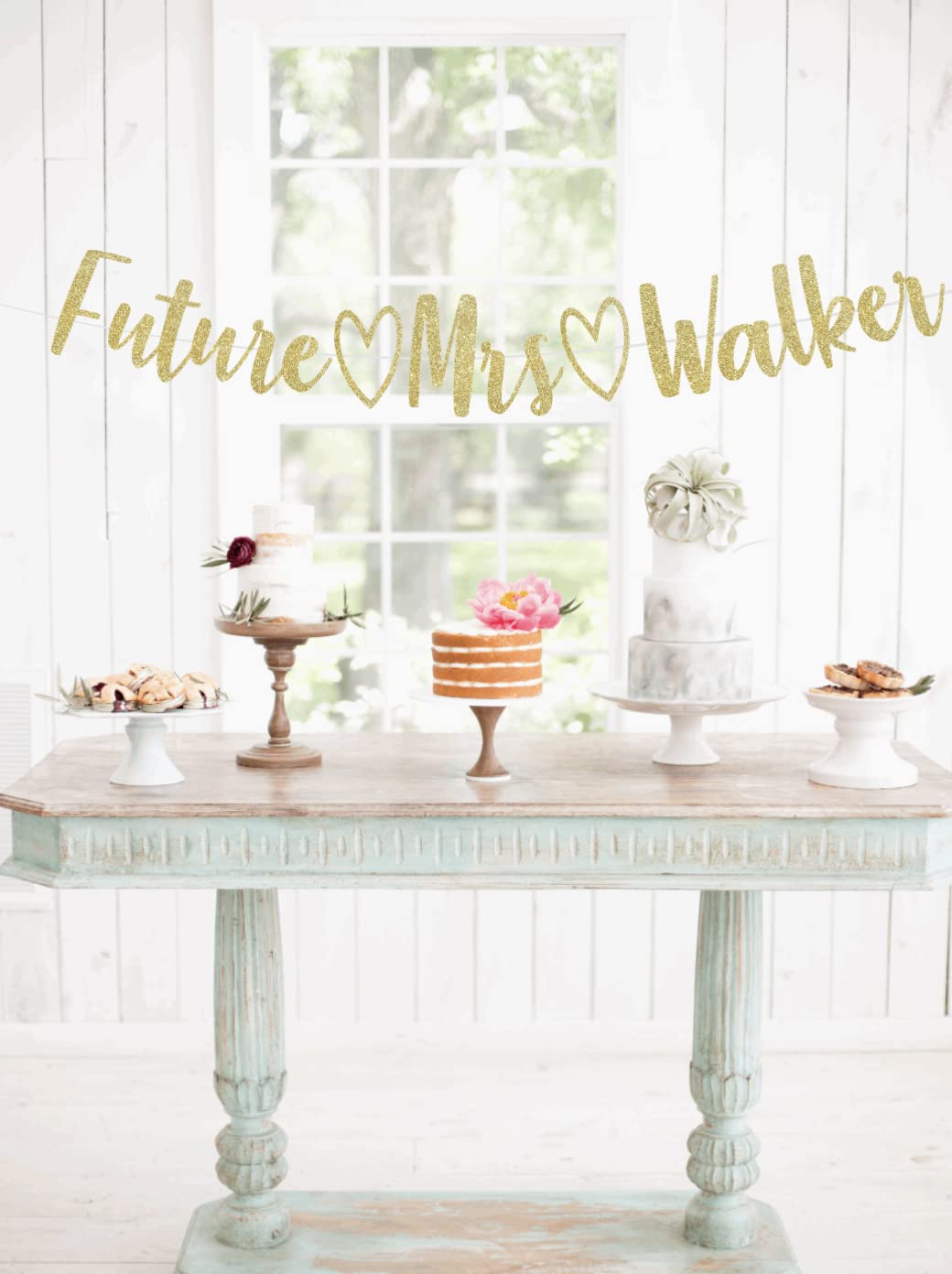 Personalized Future Mrs Bridal Shower Wedding Banner