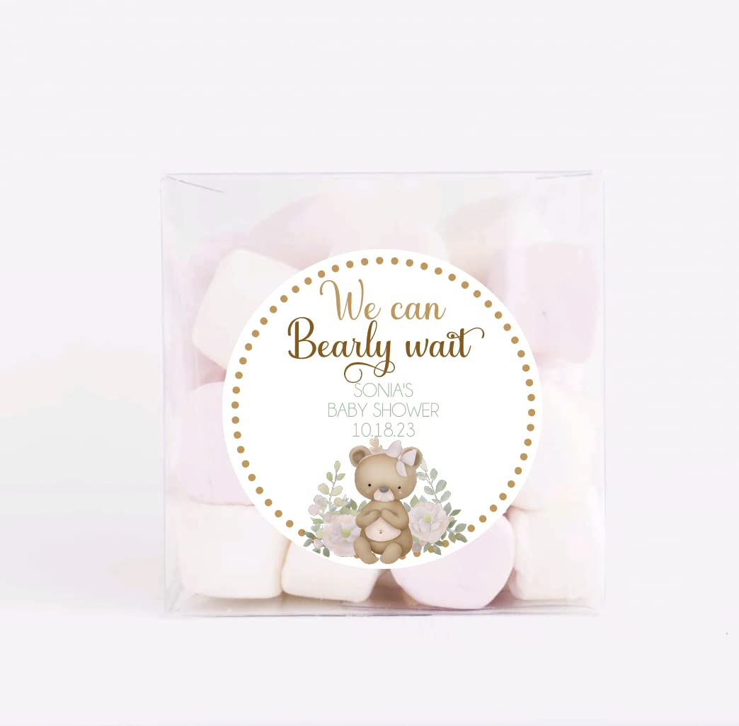 Teddy Bear Baby Shower Stickers, baby shower favors, Thank you stickers, circle stickers round labels - circle stickers - teddy bear stickers - teddy bear labels - teddy envelope seals