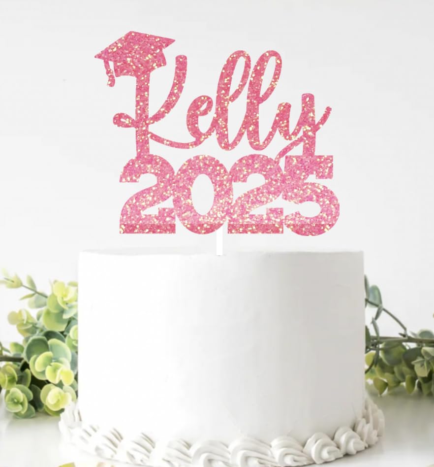 2025 Graduation Cake Topper, Custom Graduation Cake Topper, Congrats Custom Personalized Name Cake Topper, Class of 2025
