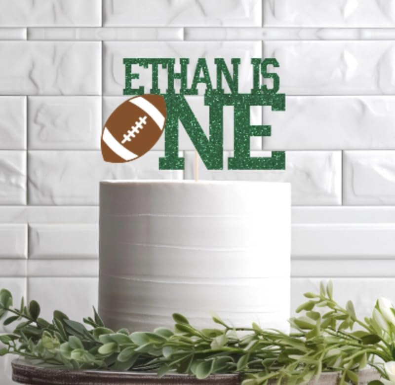 Custom Football 1st Down Cake Topper, 1st Down Football Party,Sports Birthday, Football Birthday, Football Smash Cake, Custom Age And Name