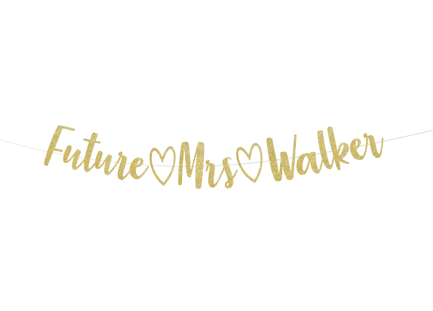 Personalized Future Mrs Bridal Shower Wedding Banner
