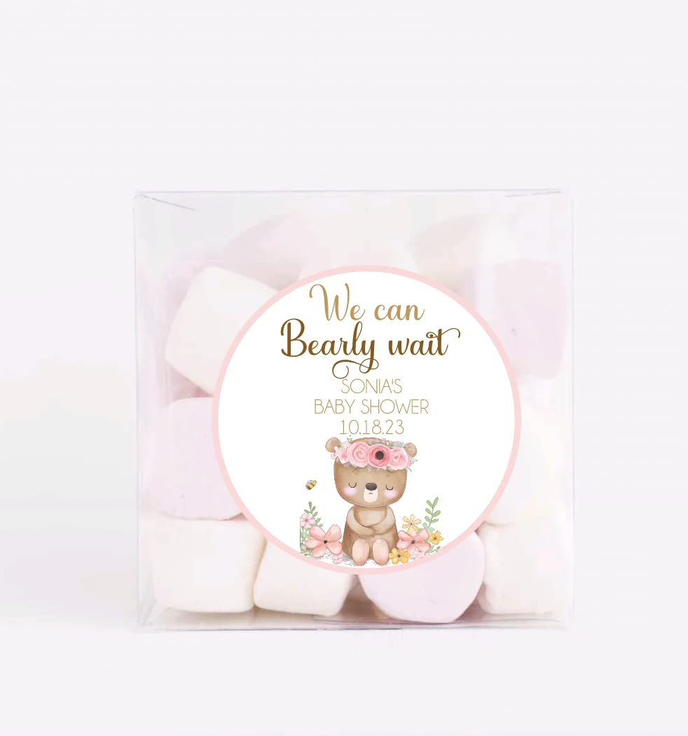 Teddy Bear Baby Shower Stickers, baby shower favors, Thank you stickers, circle stickers round labels - circle stickers - teddy bear stickers - teddy bear labels - teddy envelope seals