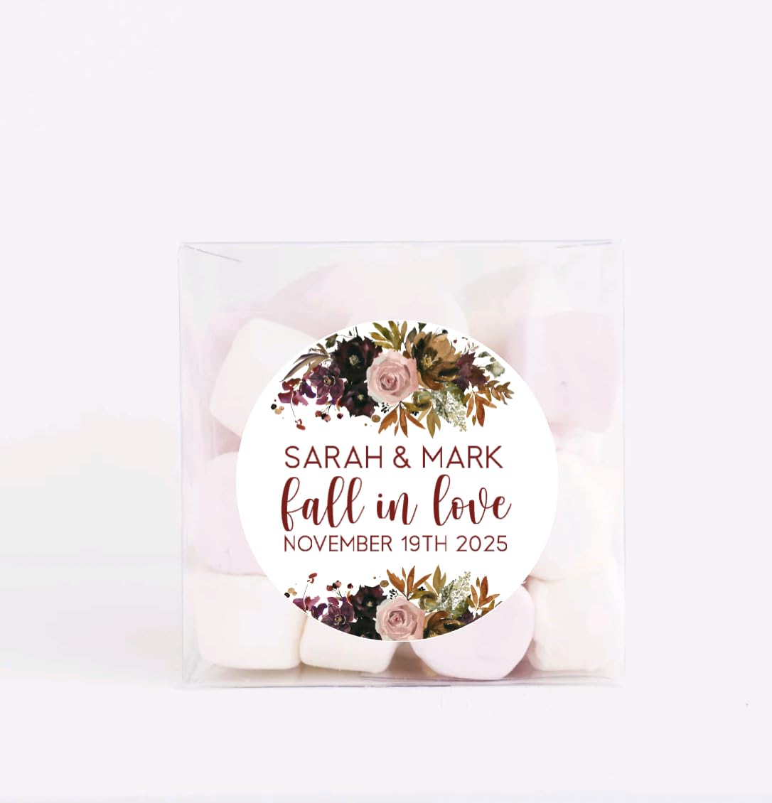 Fall in Love Stickers - Thank you Wedding Stickers - Wedding Stickers - Anniversary Stickers - Bridal Shower
