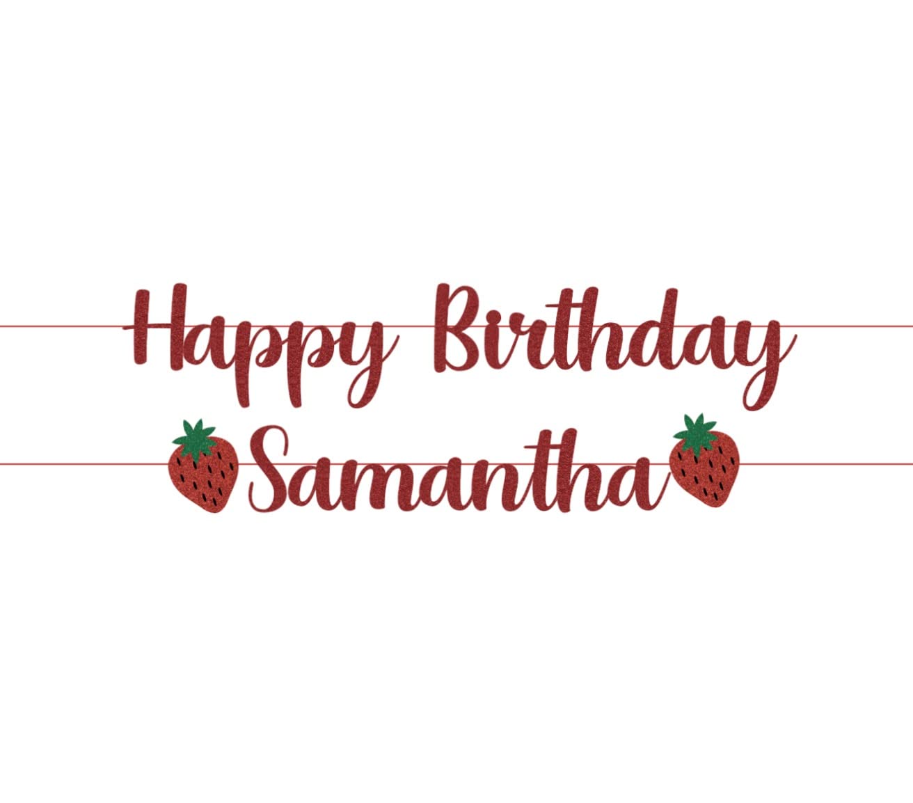 Custom Sweet One Strawberry Banner, Sweet To Be One, Berry Sweet Cake Banner, Tutti Fruitti Banner, Custom Name Strawberry Sign