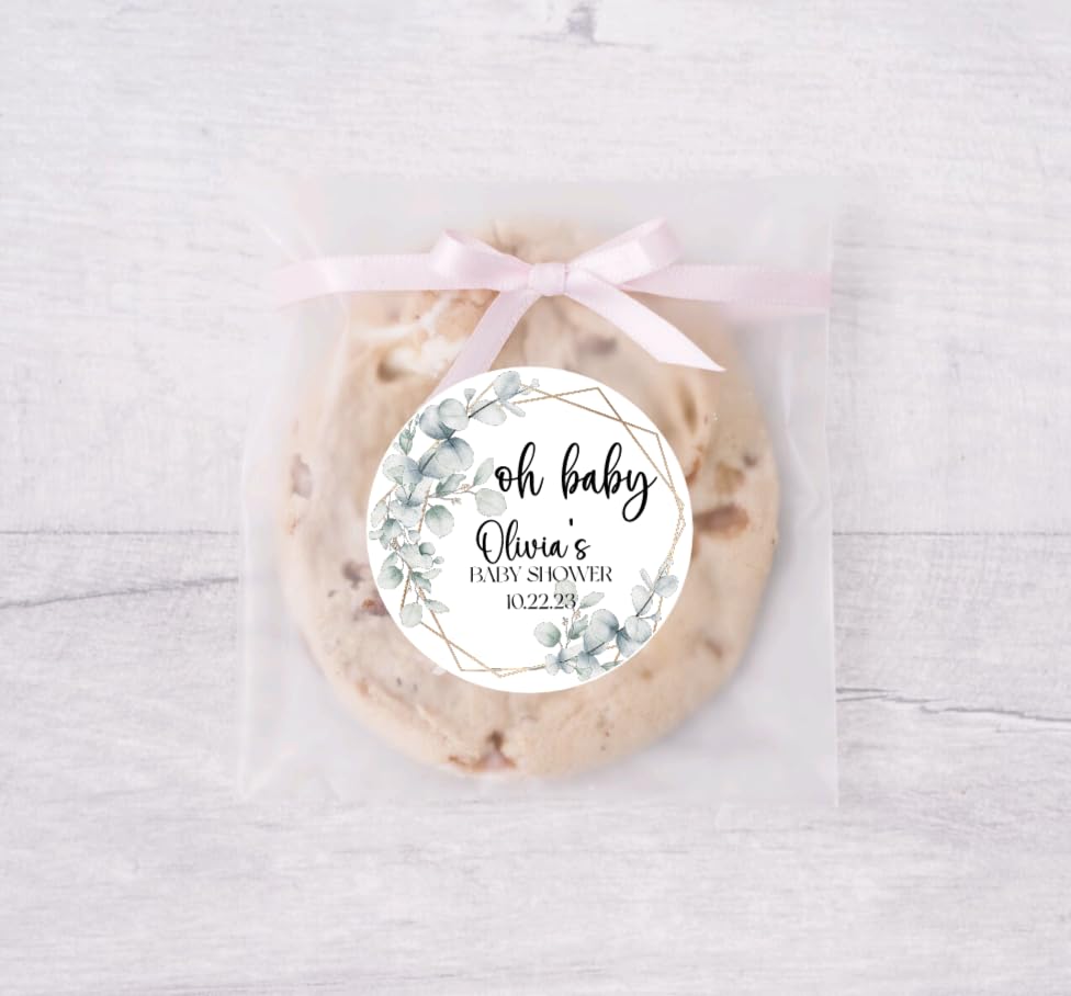 Baby Shower Stickers, Thank You for Showering Our Baby with Love Stickers, Baby Shower Favors for Girls, Boys, Thank You Stickers Baby Shower, Oh Baby