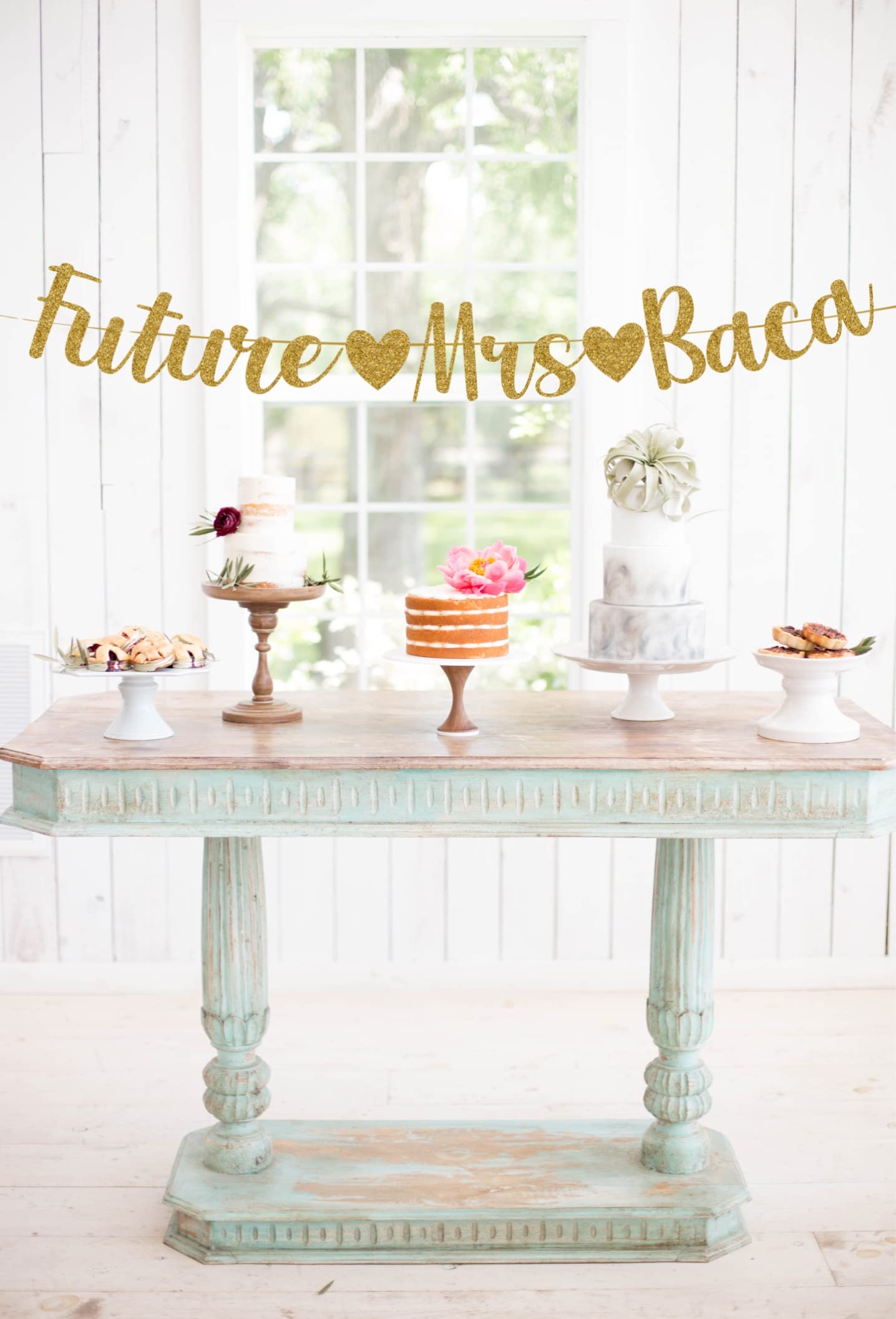 Personalized Future Mrs Bridal Shower Wedding Banner