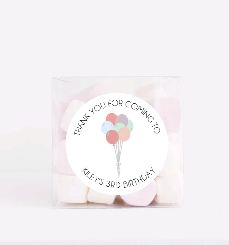Personalized Gift Stickers, Happy Birthday Favor Stickers for Kids, Party Favor Stickers