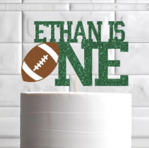 Custom Football 1st Down Cake Topper, 1st Down Football Party,Sports Birthday, Football Birthday, Football Smash Cake, Custom Age And Name