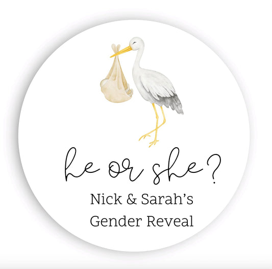 Baby Shower, Gender Reveal Stickers, Thank You for Showering Our Baby with Love Stickers, Baby Shower Favors for Girls, Boys, Thank You Stickers Baby Shower, Oh Baby, Stork