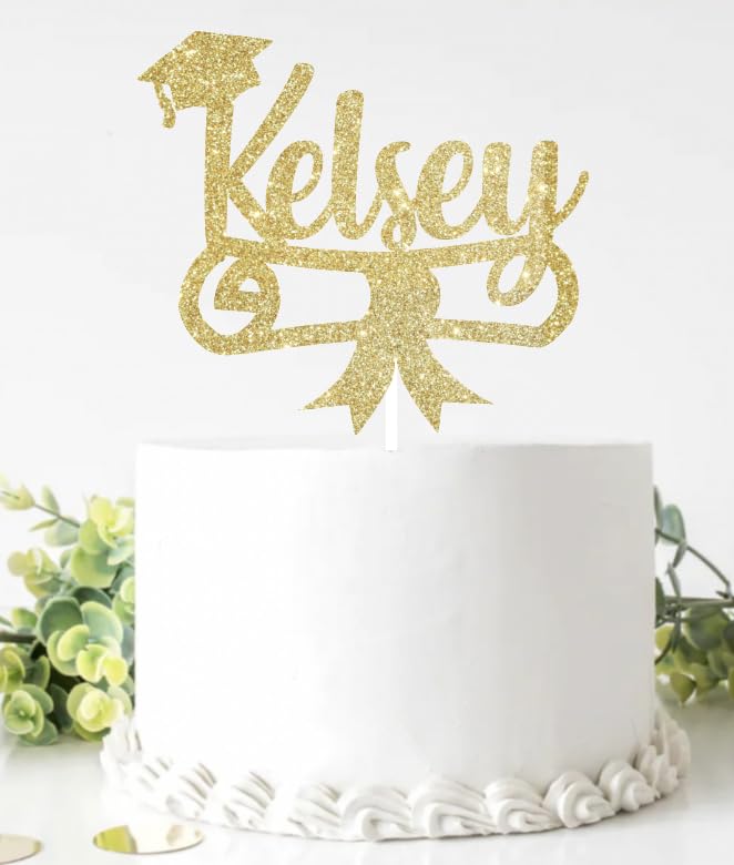 2025 Graduation Cake Topper, Custom Graduation Cake Topper, Congrats Custom Personalized Name Cake Topper, Class of 2025