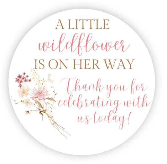 Mi Bautizo Gracias Por Acompañarnos Favor Stickers - Spanish Baptism Stickers - Souvenir Labels