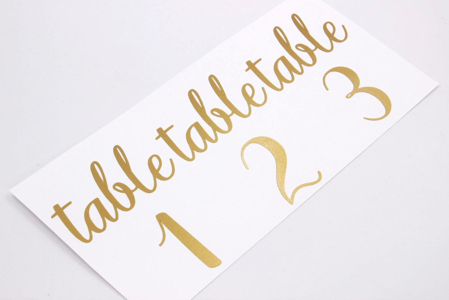 Vinyl Number Decals, Wedding Table Numbers Stickers, Choose Your Colors, Size and Font