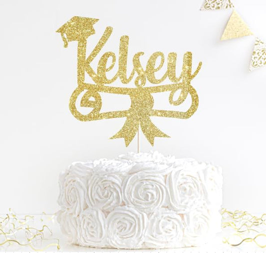 2025 Graduation Cake Topper, Custom Graduation Cake Topper, Congrats Custom Personalized Name Cake Topper, Class of 2025